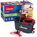 Vileda Turbo Spin Mop and Bucket Set – with Dirt Brush