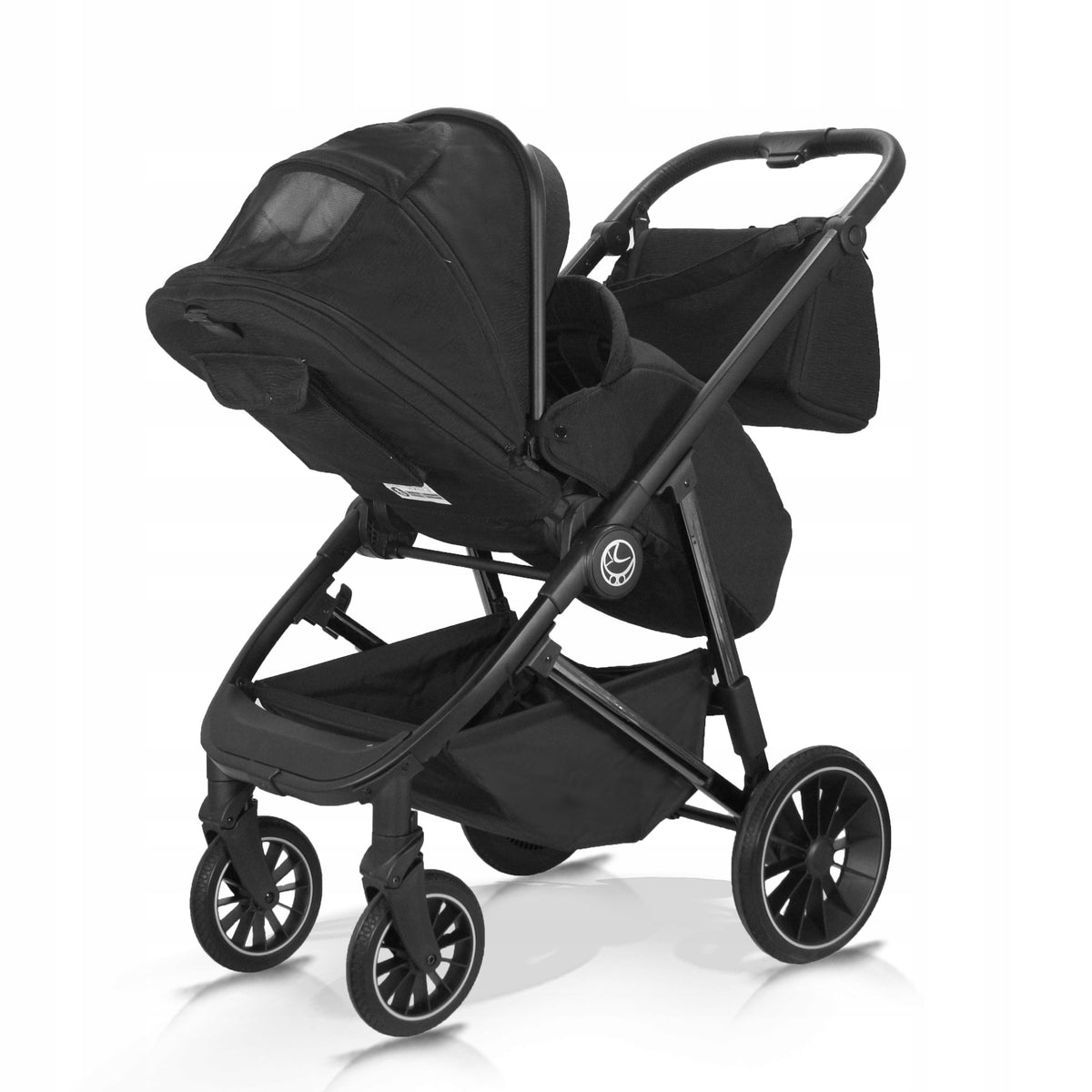 Milukids Tibi 3-in-1 Stroller – Black Electropolished – image 11