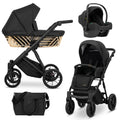 Kunert Ivento Glam 3-in-1 Stroller – Black Pearl – image 1