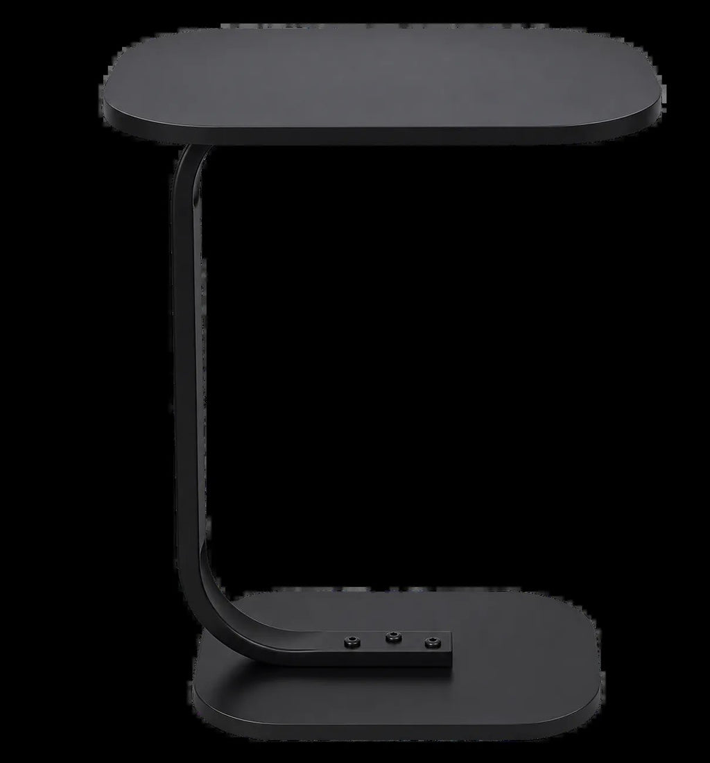 Kunert C-shaped side table Vero for sofa and laptop – black - photo 5