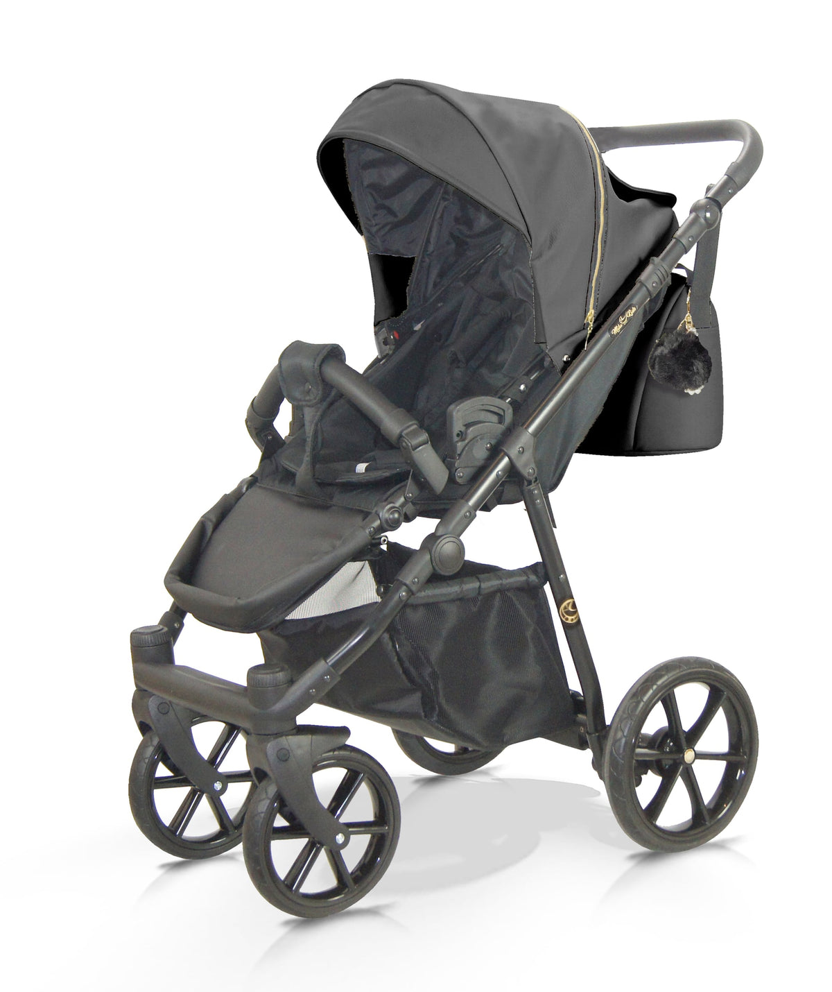 Wózek dziecięcy Milukids Risso 2w1 - RIS-08 (złoty stelaż)