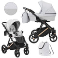 Kunert Lazzio Premium 2-in-1 Stroller – Ash Grey Eco – image 1