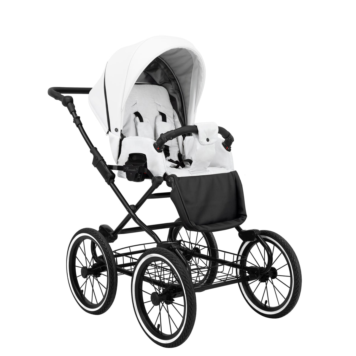 Kunert Romantic 2-in-1 Stroller – White Eco – image 5