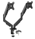 Kunert Dual-monitor desk mount for two 17–32" screens