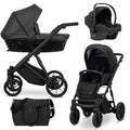 Kunert Ivento 3-in-1 Stroller – Black Pearl – image 1
