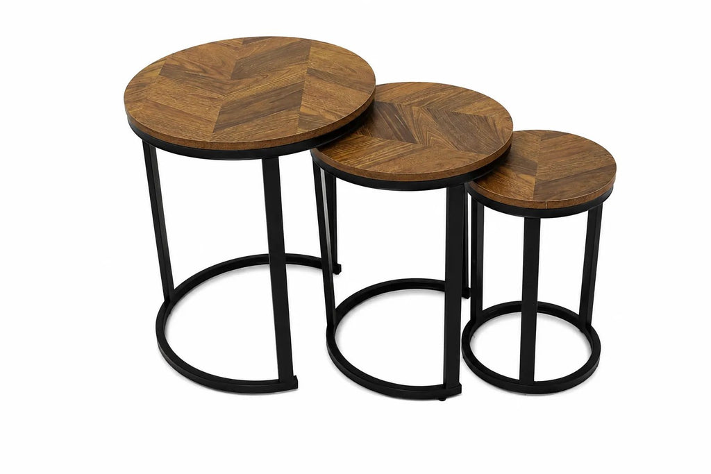 Kunert Coffee table set Terino, 2 nesting tables, oak look - photo 9