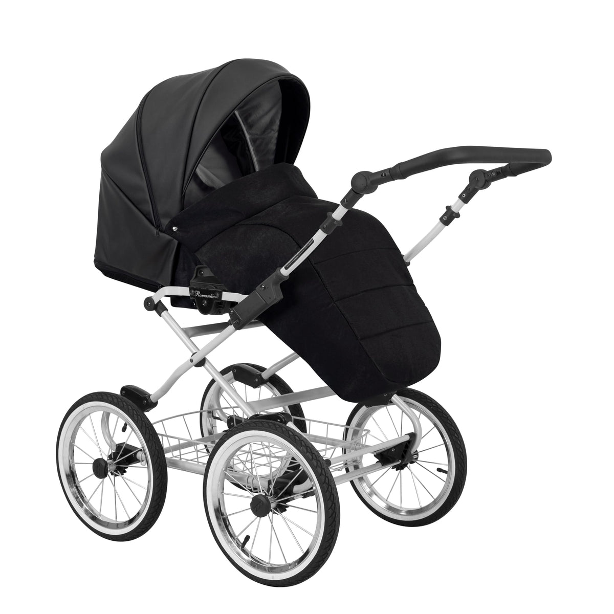 Kunert Romantic 3-in-1 Stroller – Black Eco – image 3