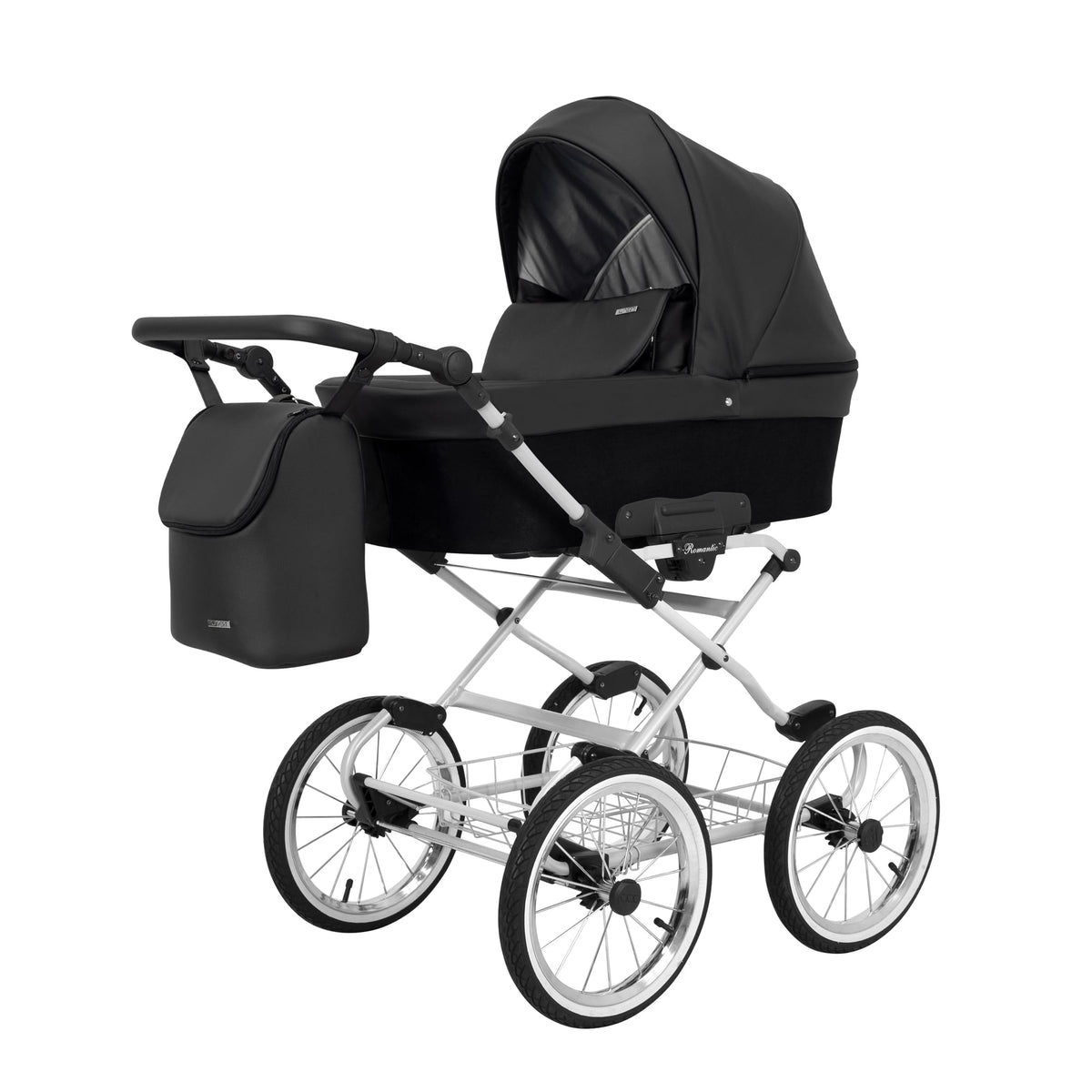 Kunert Romantic 3-in-1 Stroller – Black Eco – image 2