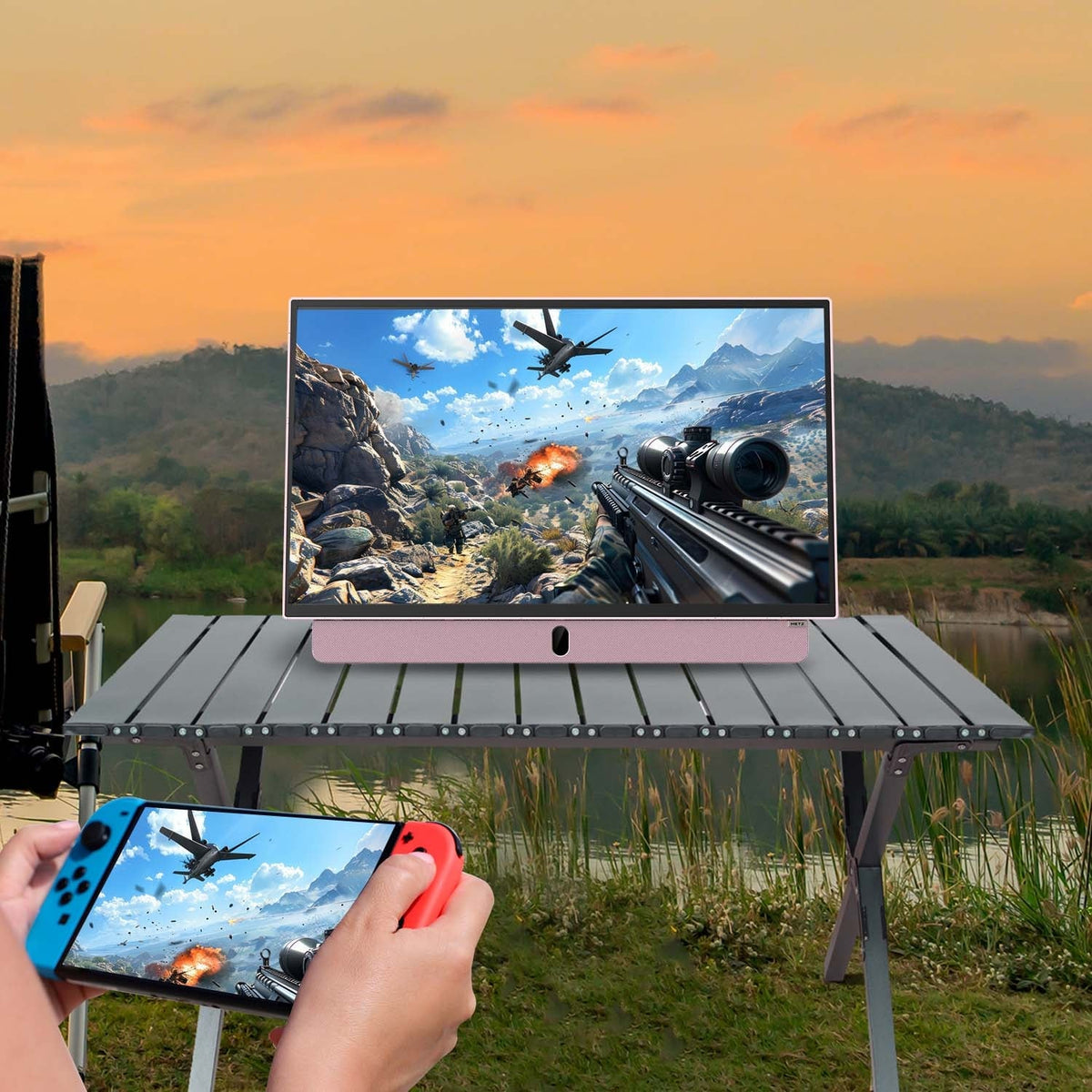 Metz 24MPE7000 24" Portable Full HD TV with Google TV – Pink - photo 11