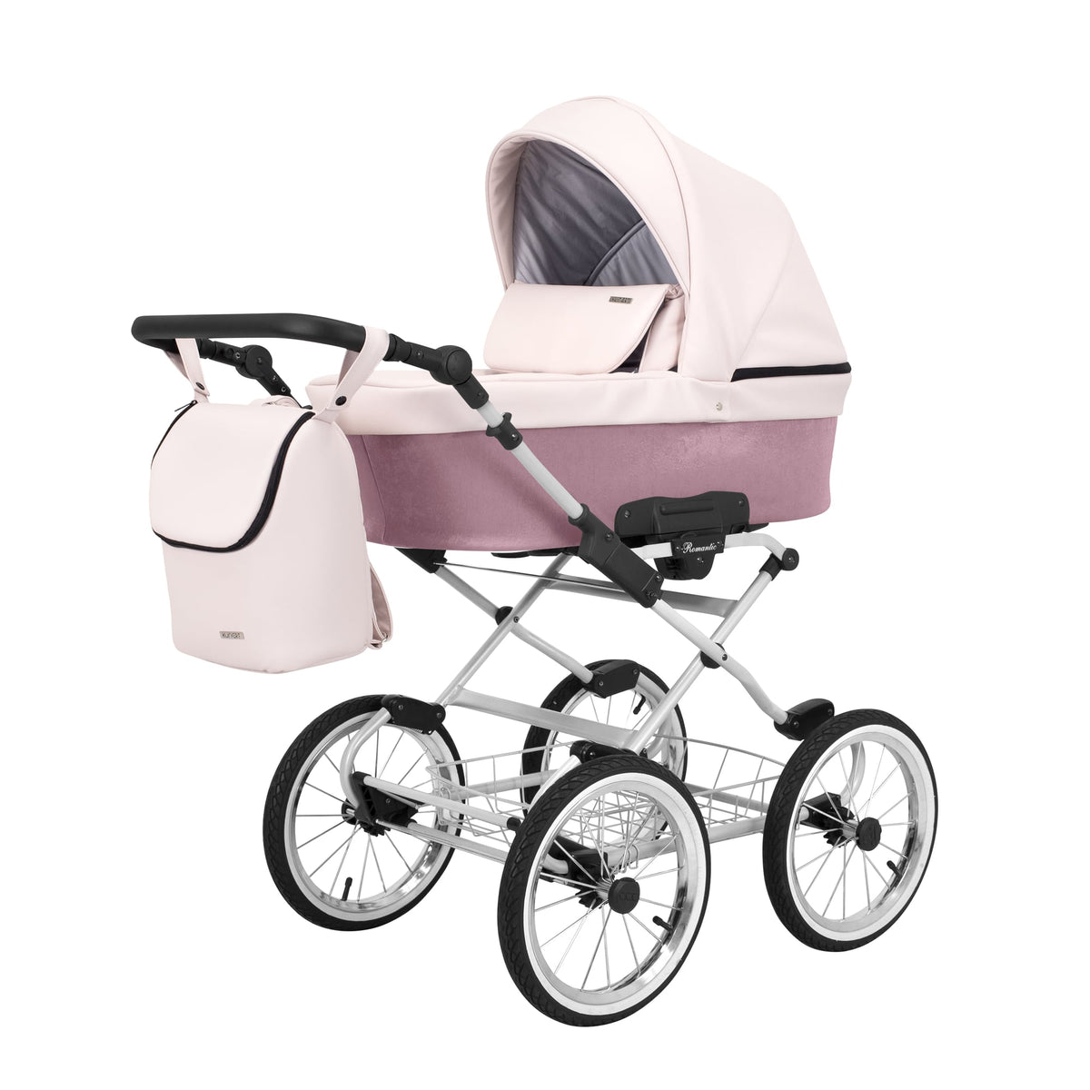 Kunert Romantic 2-in-1 Stroller – Pink Eco – image 3