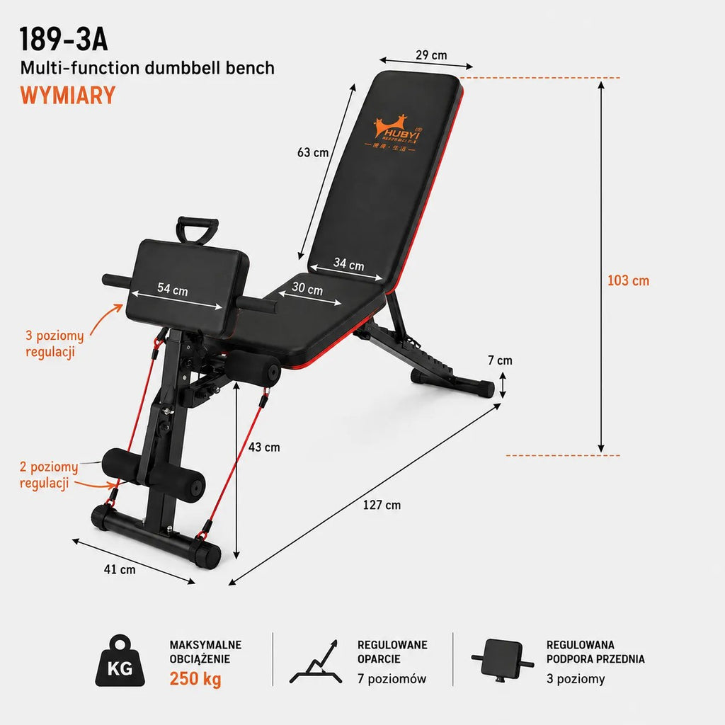 Kunert Multifunction weight bench LUCAS up to 250 kg - photo 10