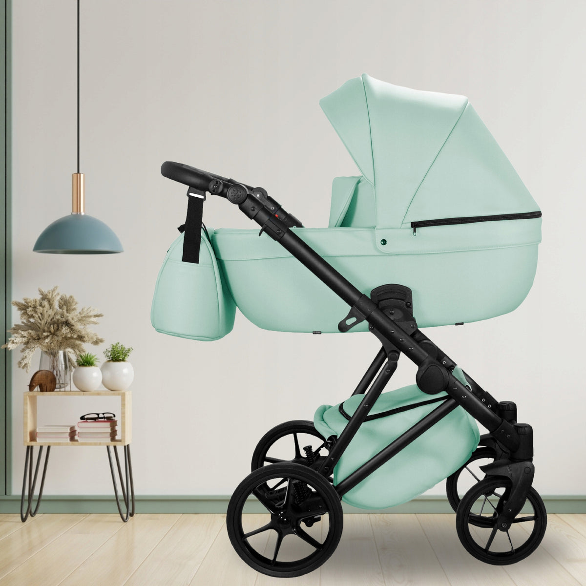 MOMMO Harmony 3-in-1 Stroller – Mint – image 9