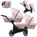 Kunert Ivento Duo 2-in-1 Twin Stroller – Eco Pink Metalic – image 1