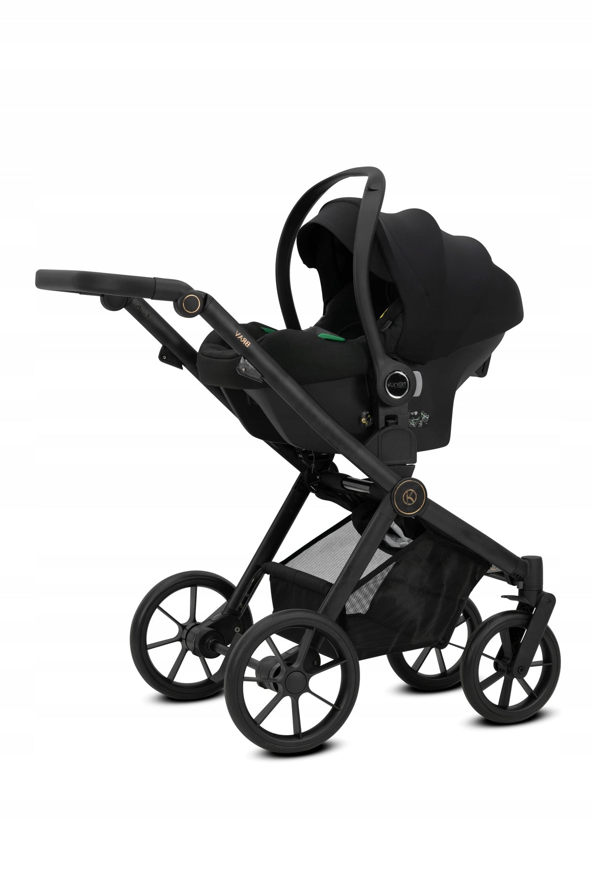 Kunert Brav 3-in-1 Stroller – Black – image 5