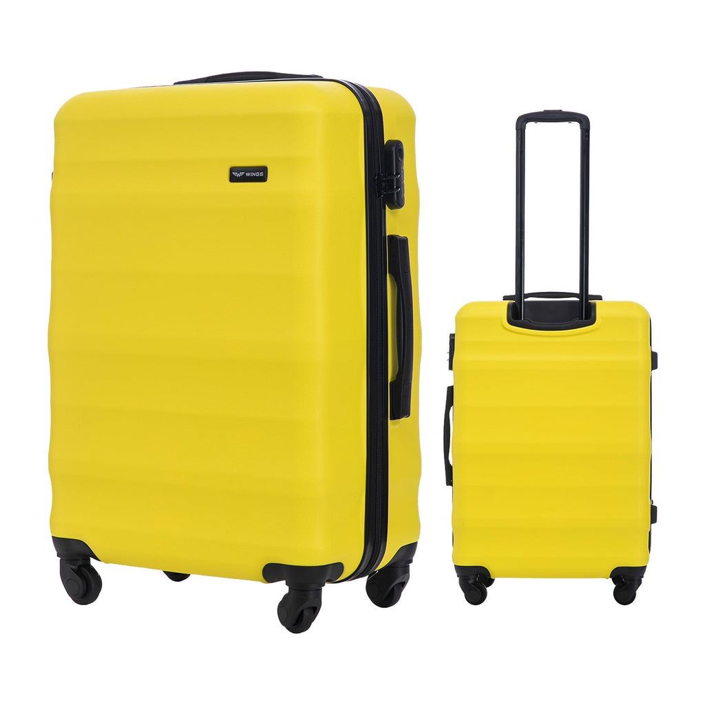 Wings Vulture 3-Piece Hard Shell Suitcase Set – Yellow - photo 2