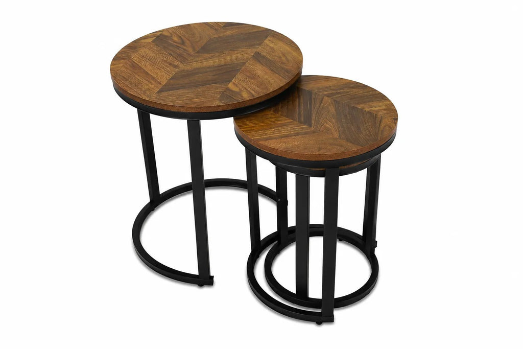 Kunert Coffee table set Terino, 2 nesting tables, oak look - photo 8
