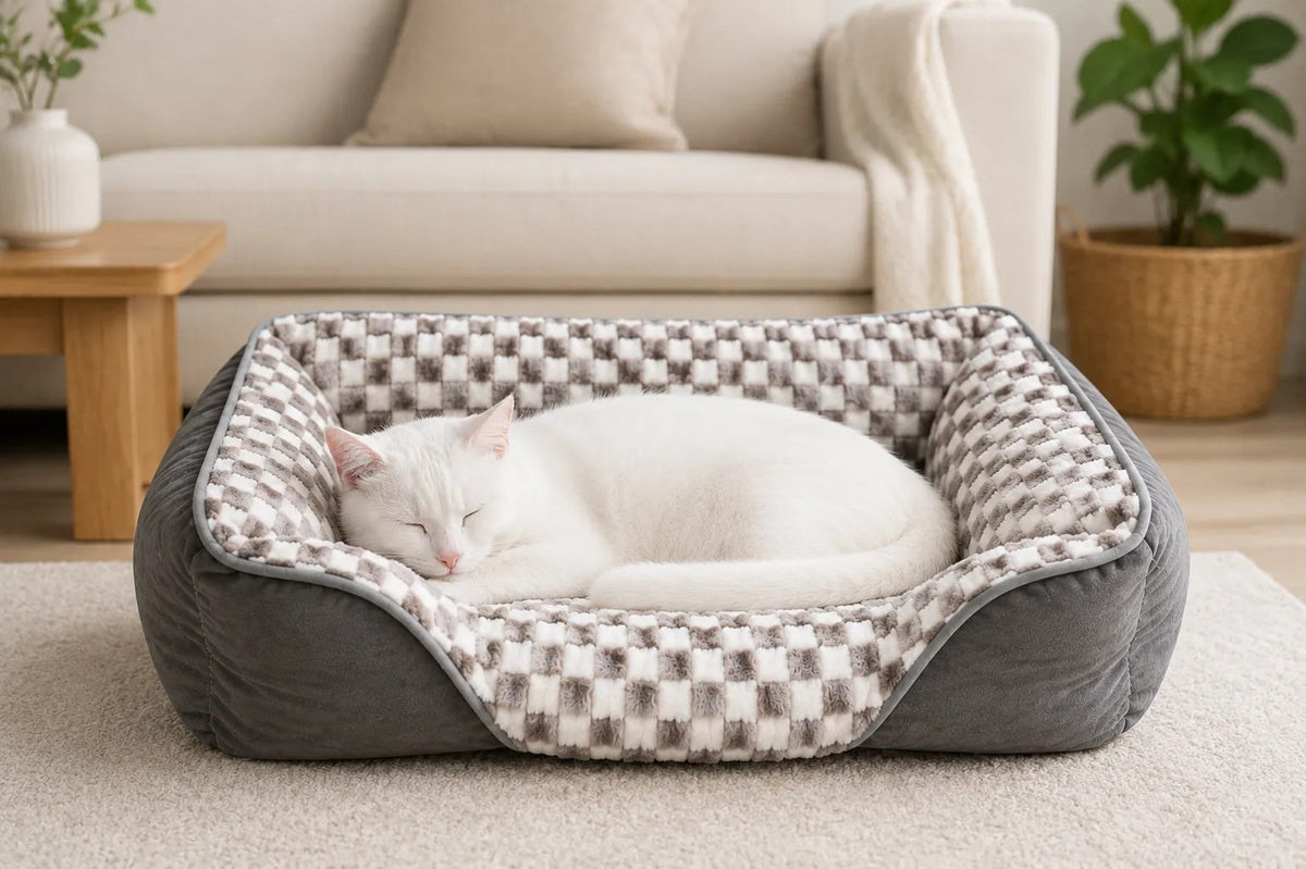 Kunert Soft dog & cat bed TERKA 50 cm with raised sides – two-tone - photo 9