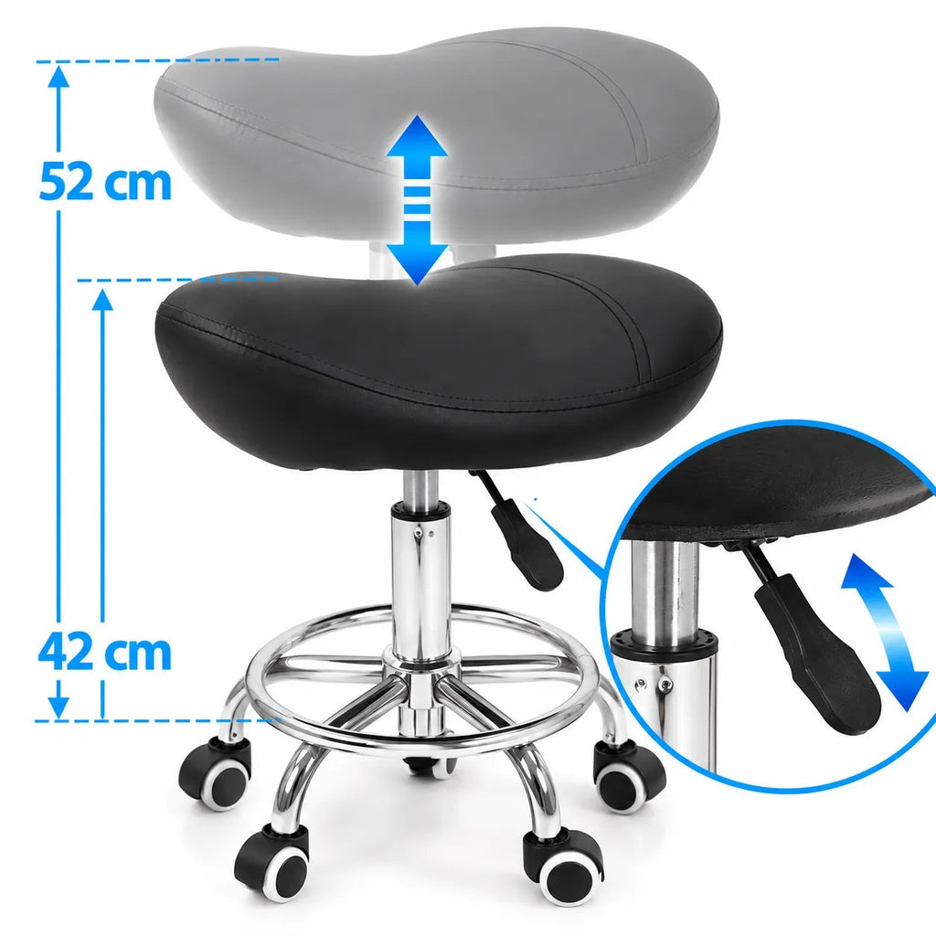 Kunert Beauty stool Velutto, swivel on castors - photo 2