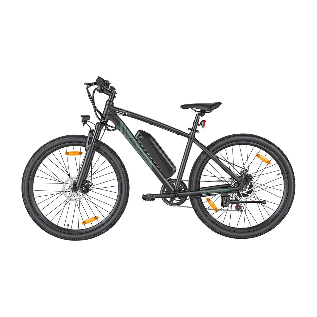 Ancheer Electric Mountain Bike 27.5" – Black / Green