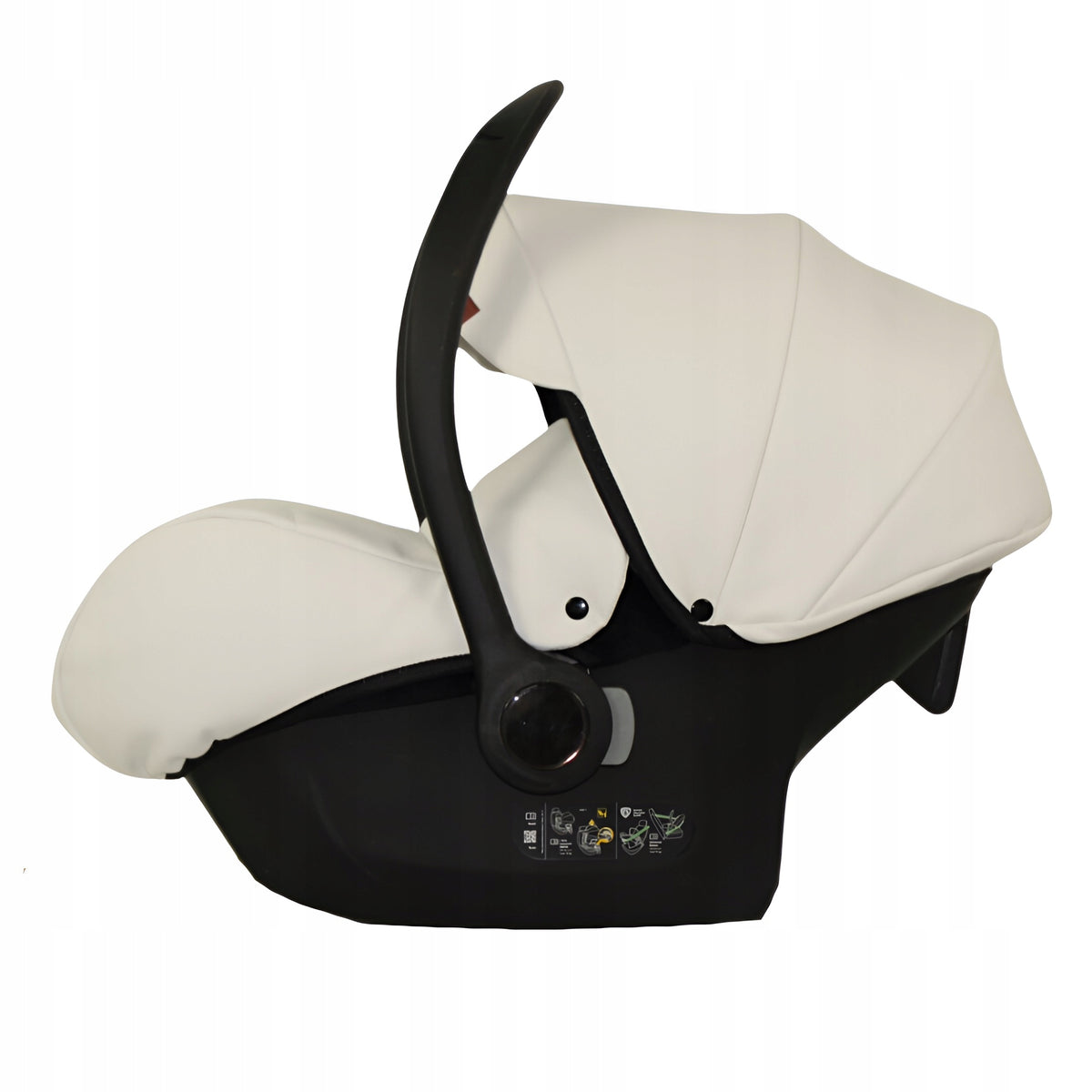 MOMMO Deluxe 3-in-1 Stroller – White – image 8