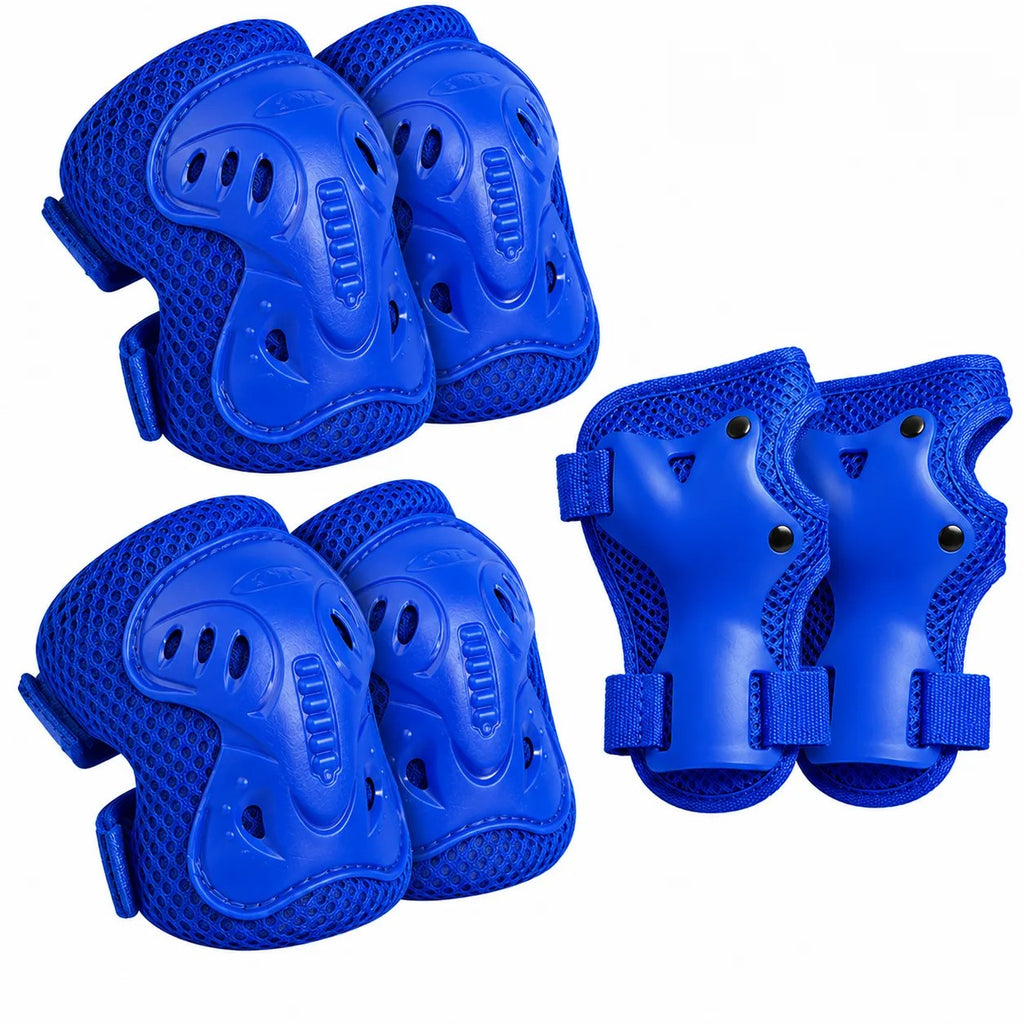 Kunert Kids protective gear set Niko 2, 6-piece: knee, elbow and wrist guards – blue - photo 4