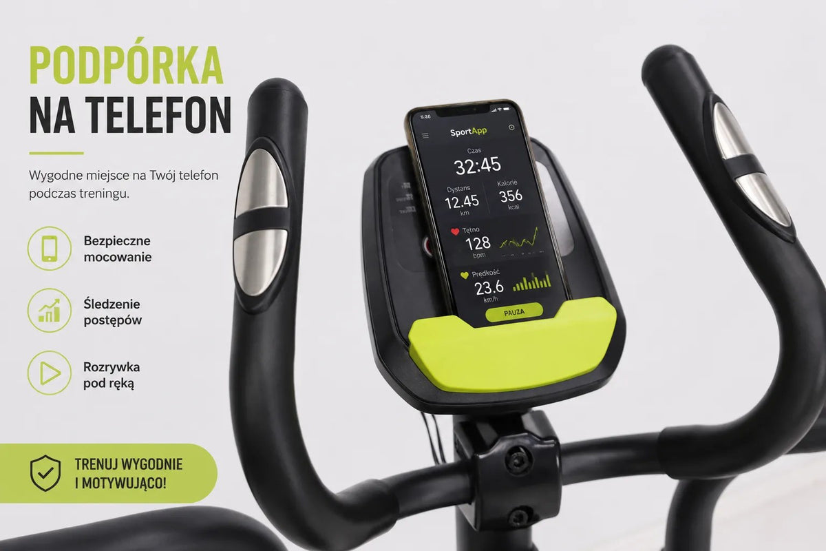 Kunert Magnetic elliptical trainer MOTION – black-yellow - photo 6