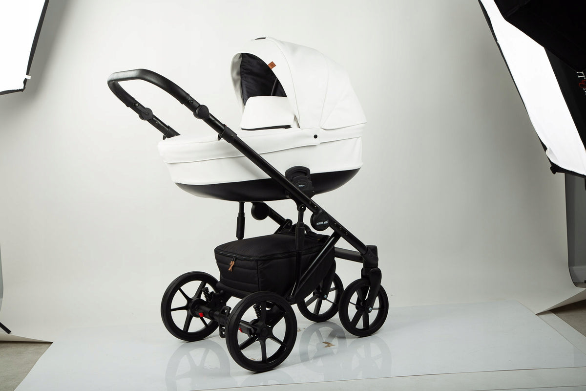 MOMMO Deluxe 3-in-1 Stroller – White – image 2