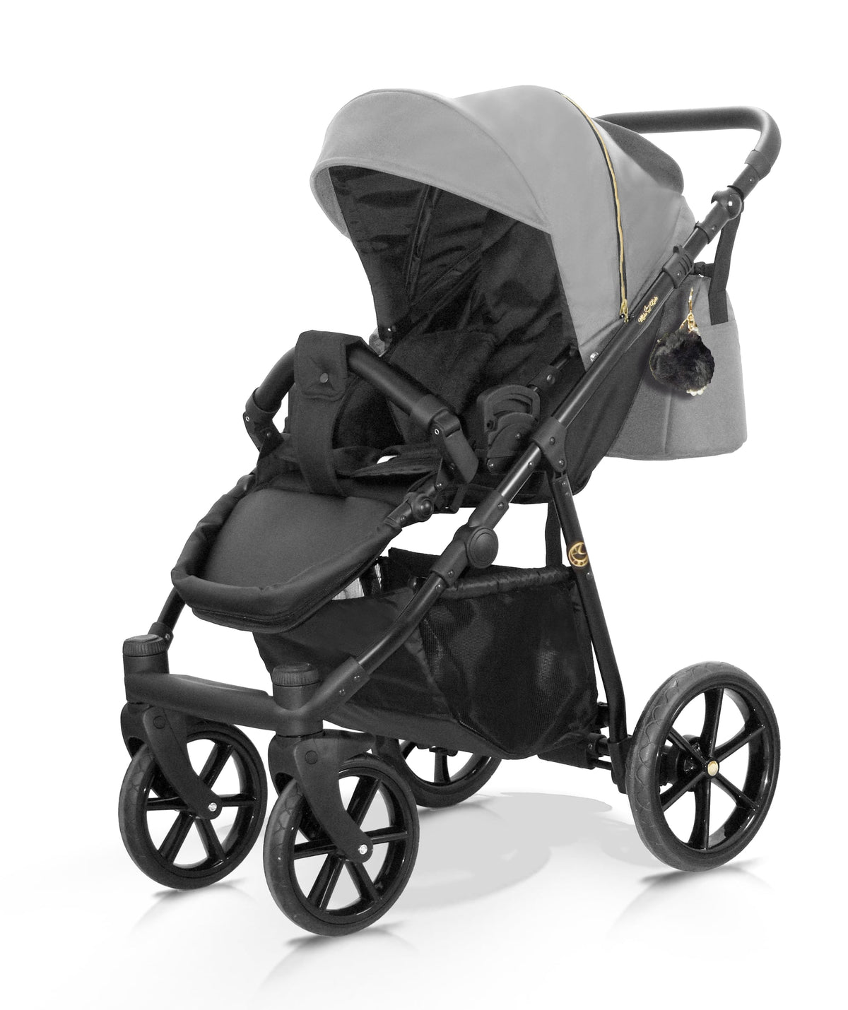Wózek dziecięcy Milukids Risso 3w1 - RIS-11 (złoty stelaż)