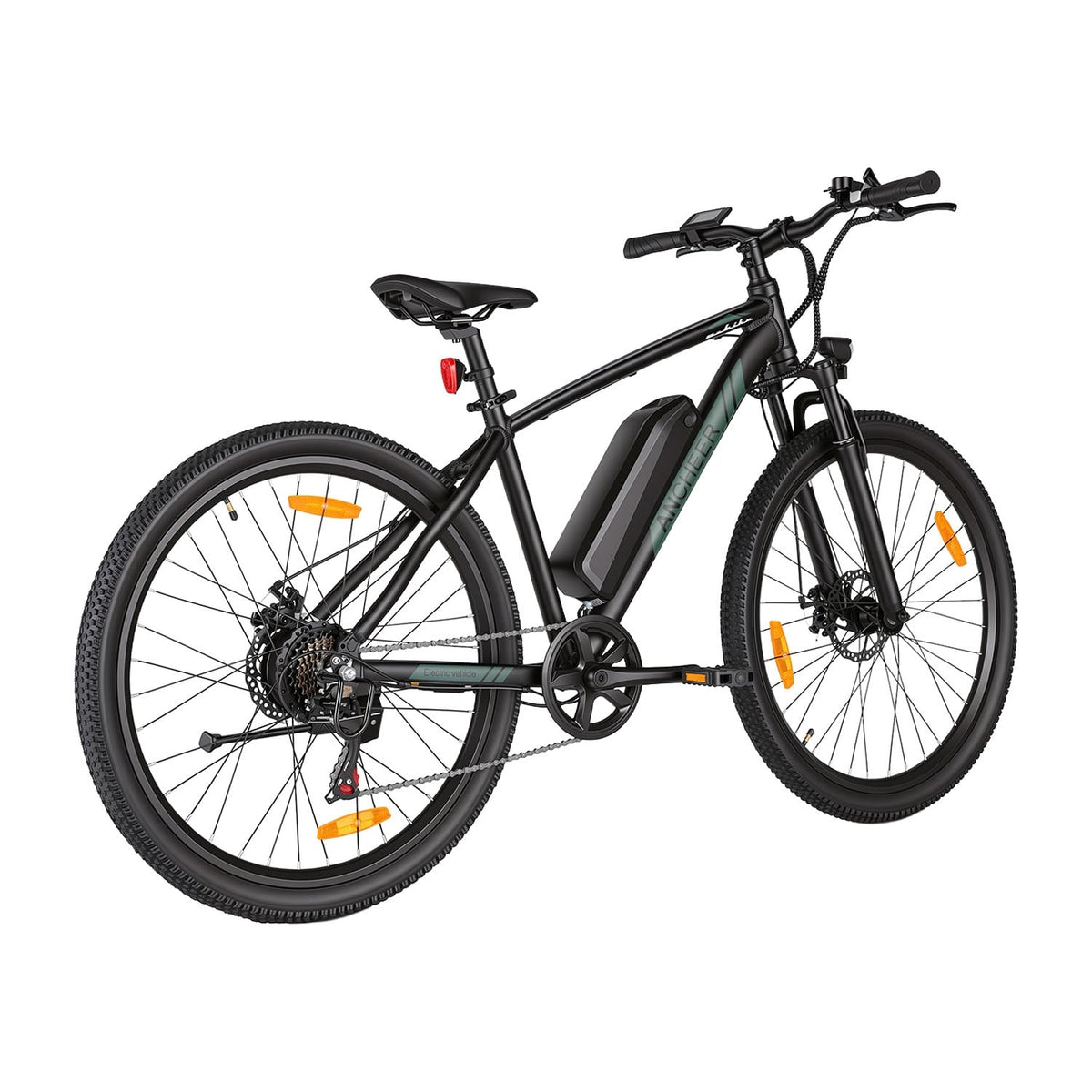 Ancheer Electric Mountain Bike 27.5" – Black / Green - photo 13