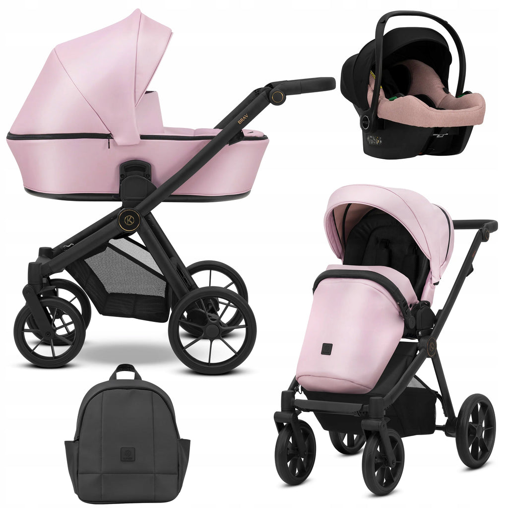 Kunert Brav 3-in-1 Stroller – Black – image 1