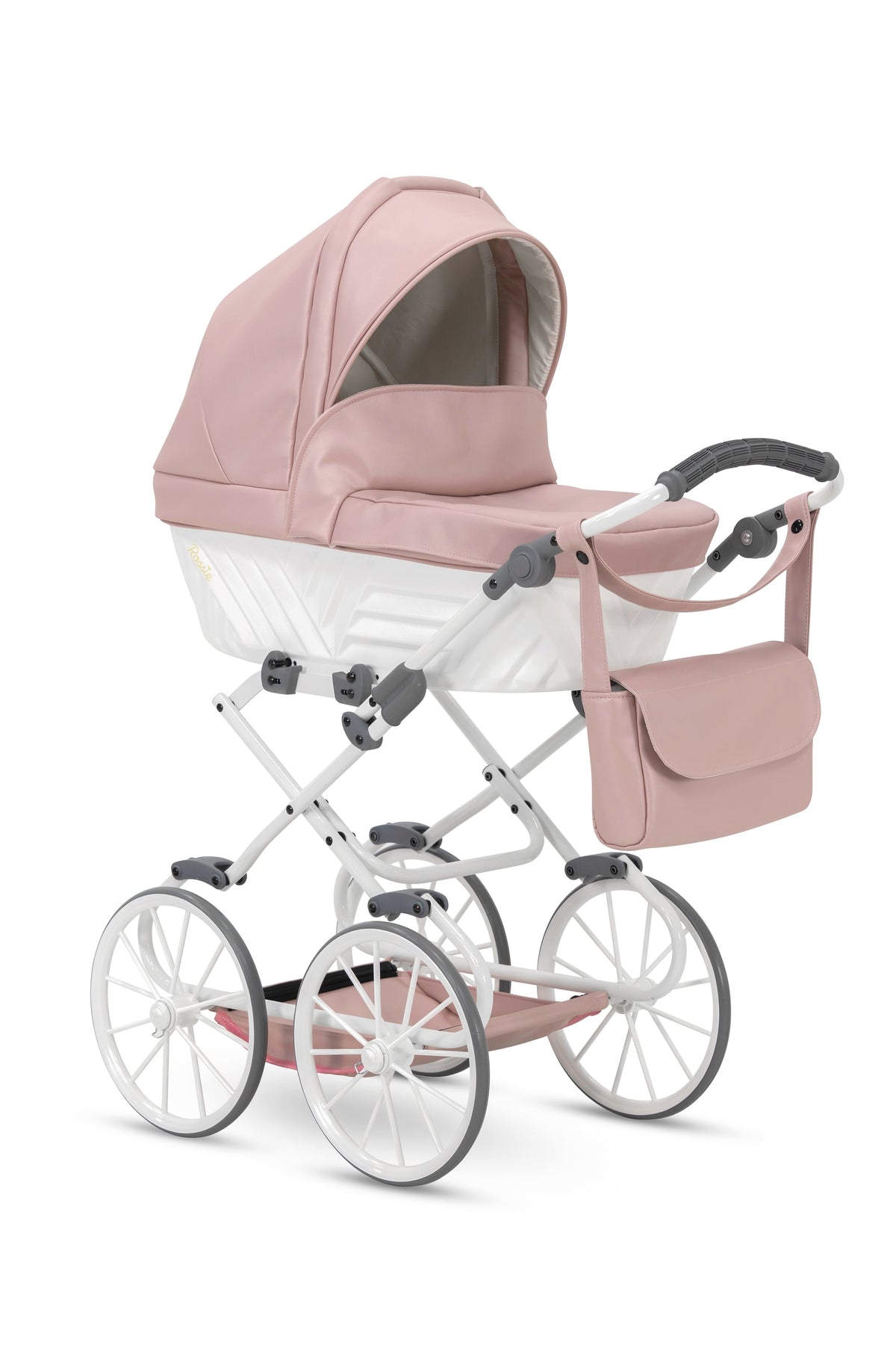 Kunert Rossie Doll Pram – Pink Metalic Eco – image 6