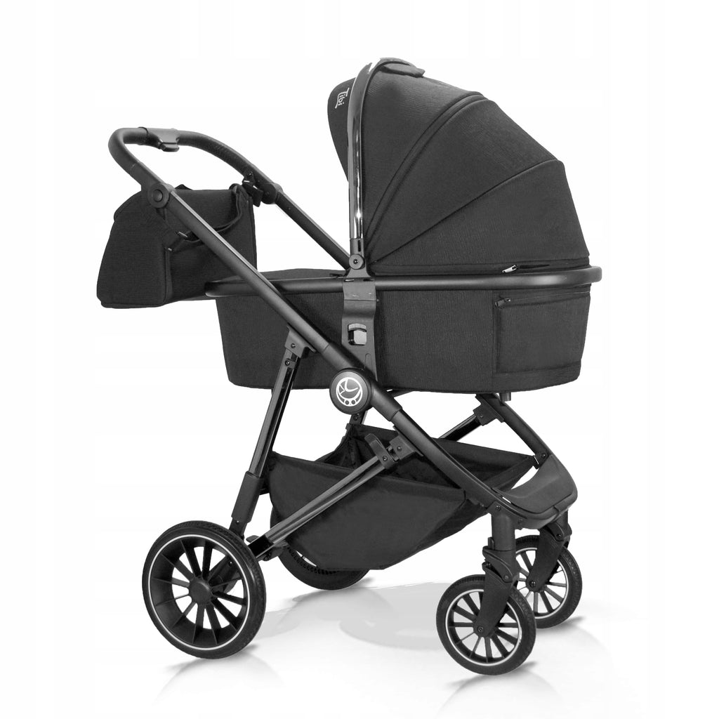 Milukids Tibi 2-in-1 Stroller – Black Electropolished – image 15