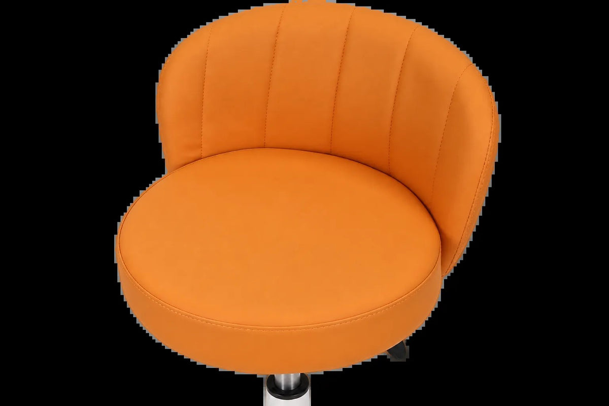Kunert Beauty stool Aurea with backrest, height-adjustable – orange - photo 7