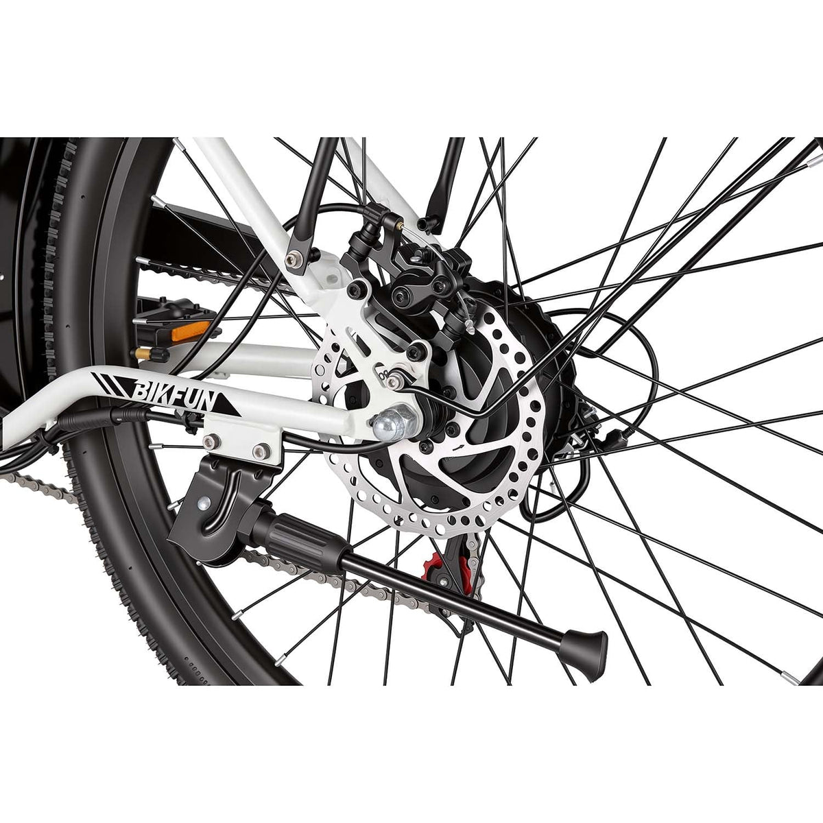 Bikfun AMAK00052 Women's Electric Bike 26" – White - photo 5