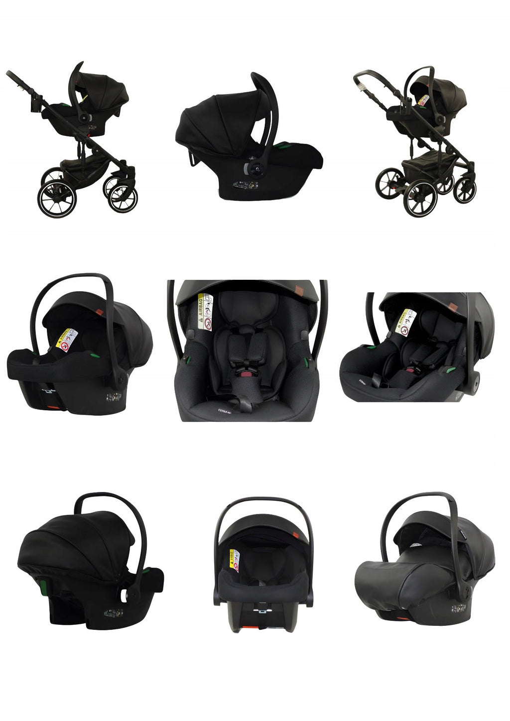 MOMMO Deluxe 3-in-1 Stroller – Mint – image 11