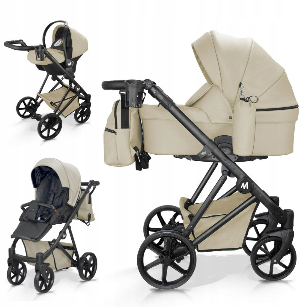 MOMMO Royal 3-in-1 Stroller – Beige – image 11