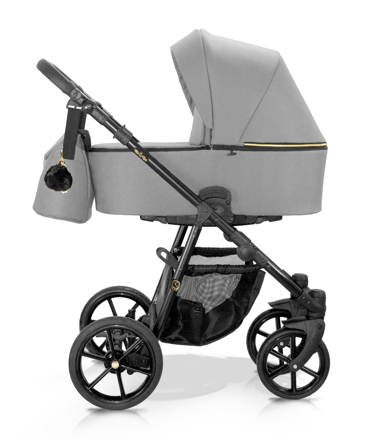 Wózek dziecięcy Milukids Risso 2w1 - RIS-11 (złoty stelaż)