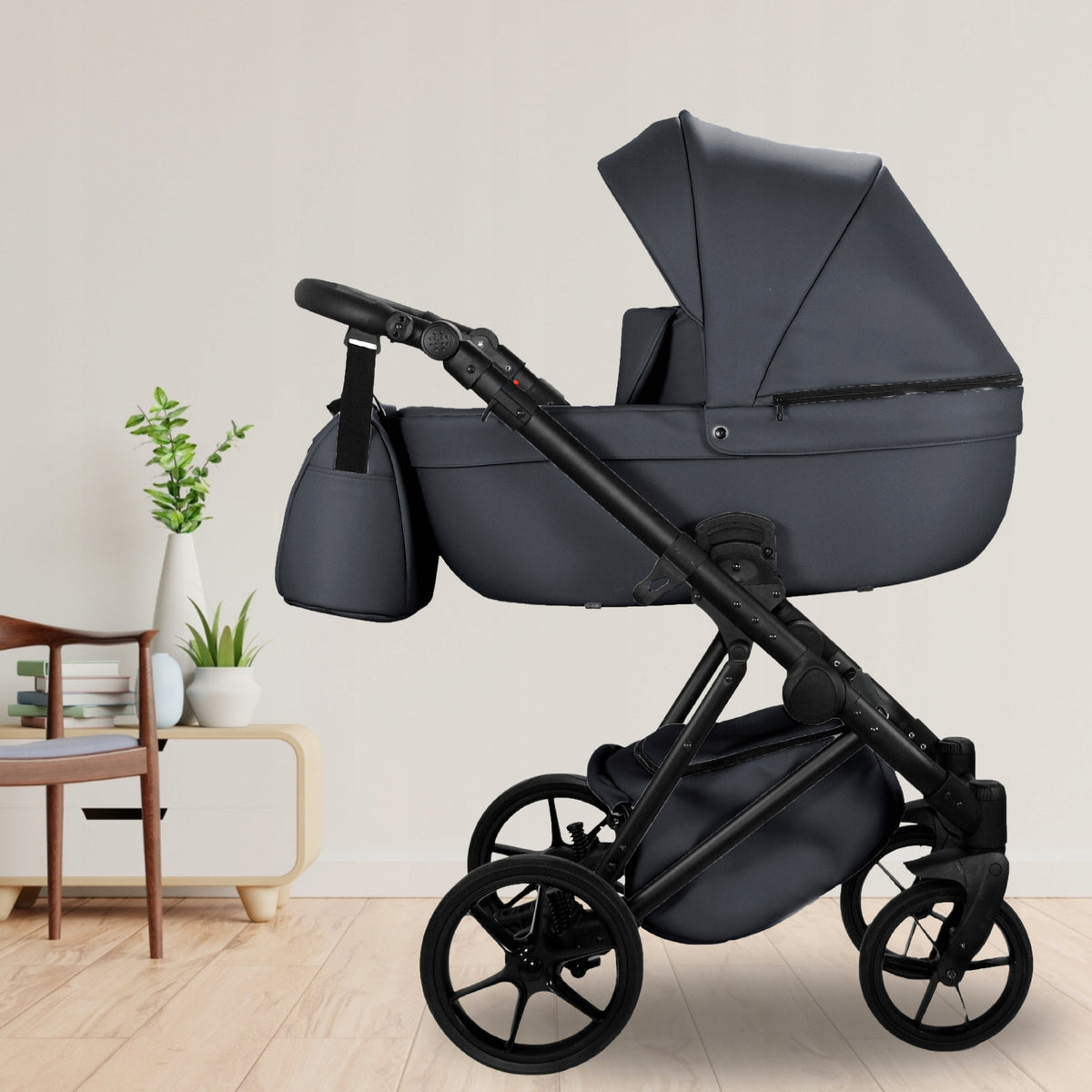 MOMMO Harmony 2-in-1 Stroller – Black – image 2