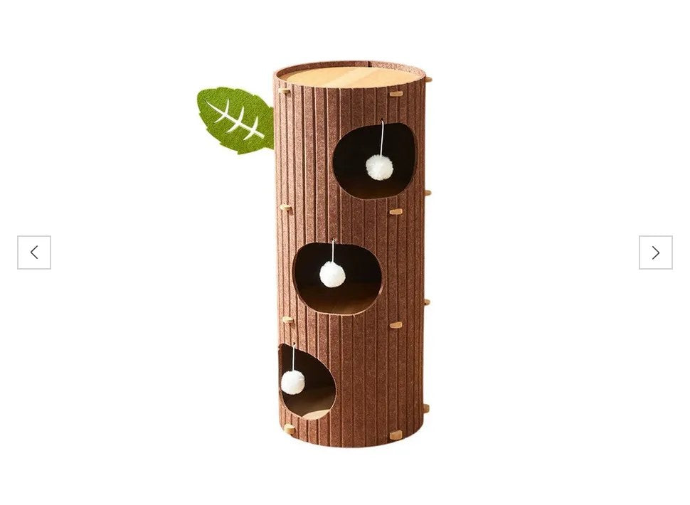 Kunert Cat scratching post Rocky tree trunk with 3 caves - photo 2