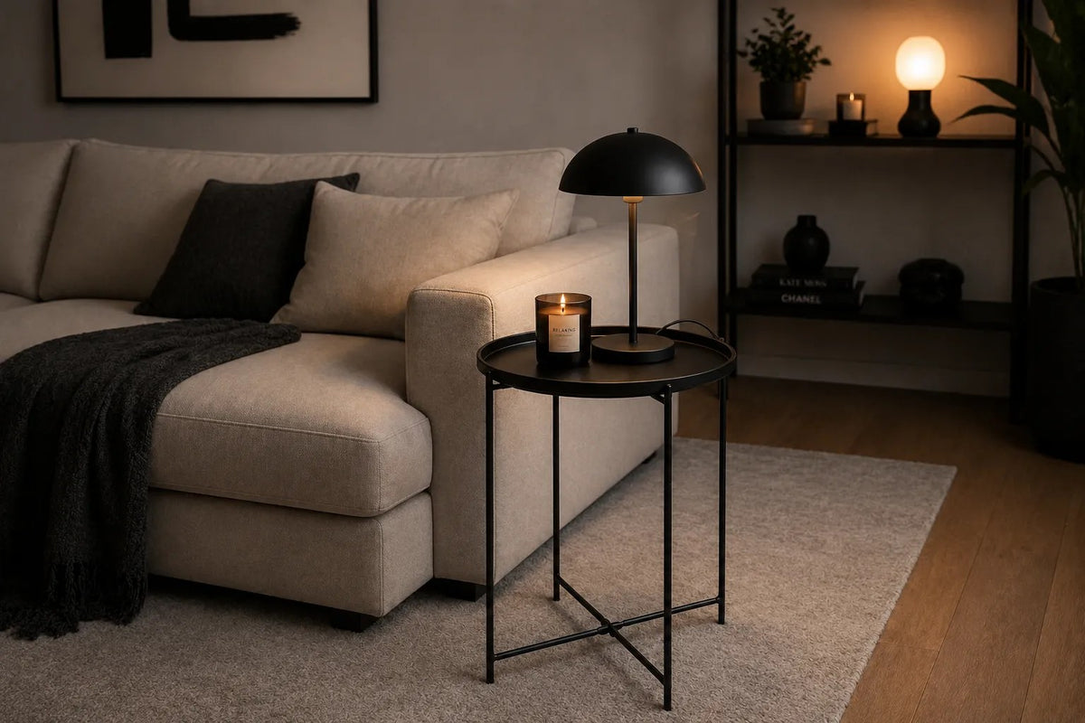 Kunert Loft side table Fina with removable tray - photo 5