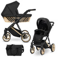 Kunert Ivento Glam Premium 2-in-1 Stroller – Black Pearl – image 1
