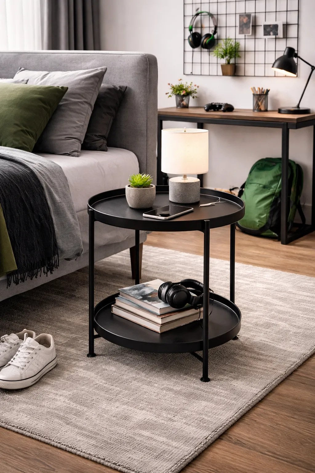 Kunert Loft side table Fero with shelf - photo 2