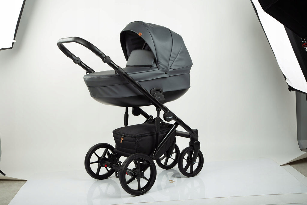 MOMMO Deluxe 3-in-1 Stroller – Grey – image 15