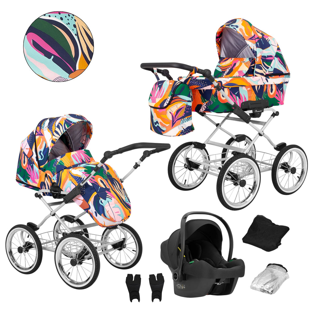 Kunert Romantic 3-in-1 Stroller – Multicolour – image 1