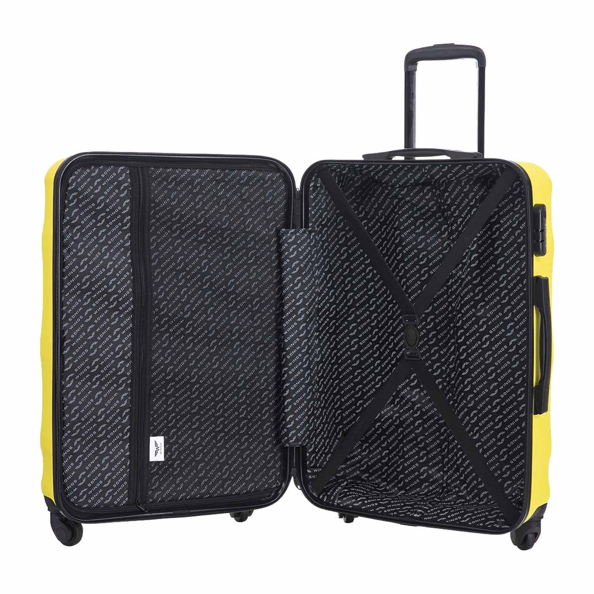 Wings Vulture 3-Piece Hard Shell Suitcase Set – Yellow - photo 10