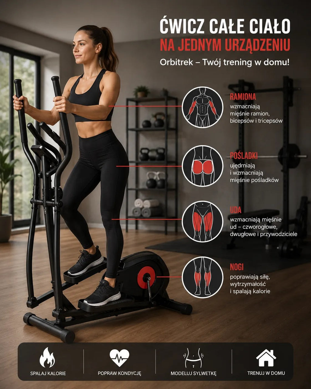 Kunert Magnetic elliptical trainer MoveX – black - photo 10