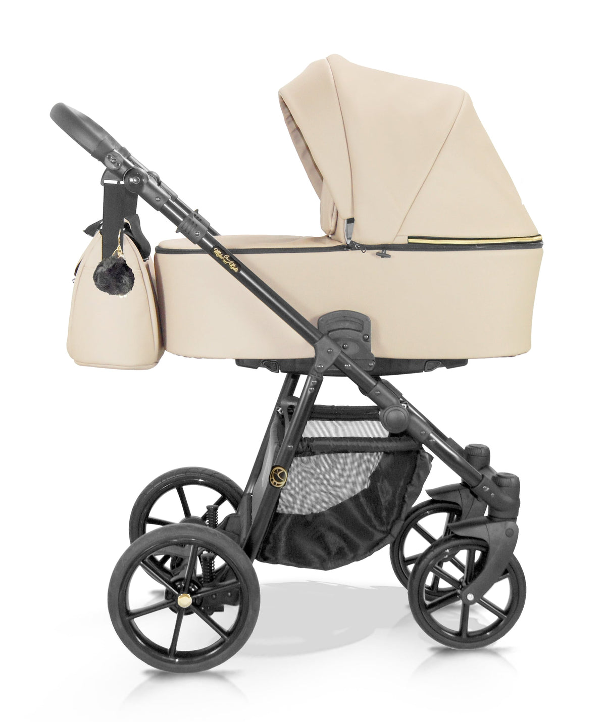 Wózek dziecięcy Milukids Risso 2w1 - RIS-06 (złoty stelaż)