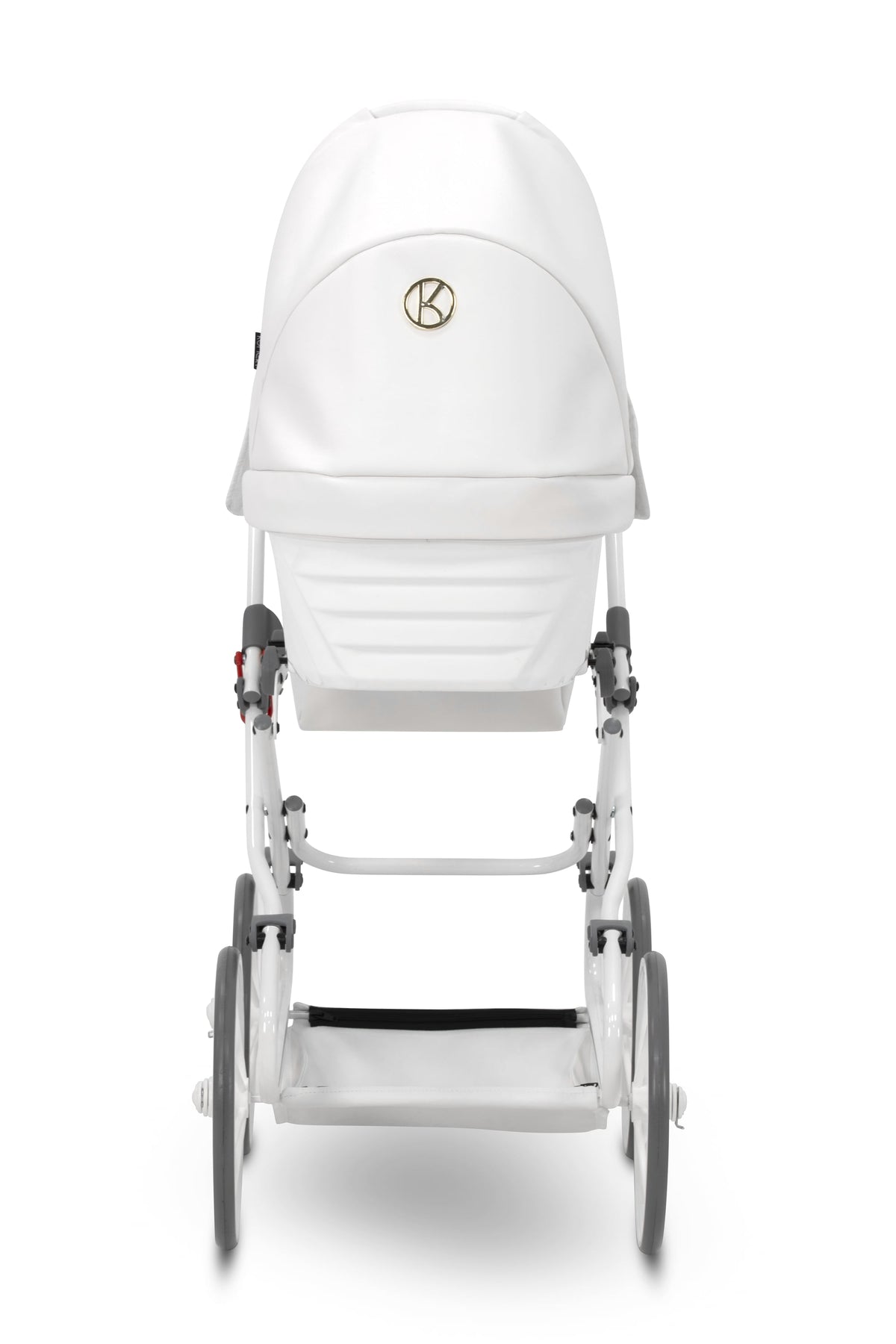 Kunert Rossie Doll Pram – White Pearl Eco – image 2