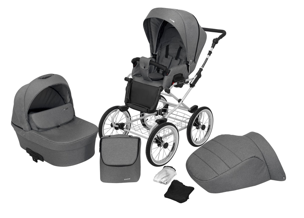 Kunert Romantic 2-in-1 Stroller – Grey – image 1