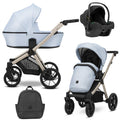 Kunert Brav 3-in-1 Stroller – Baby Blue Eco – image 1